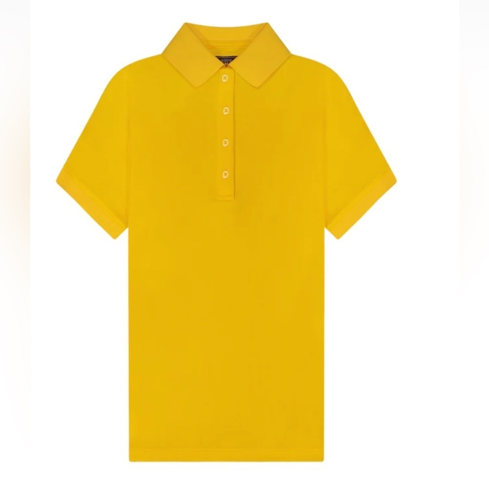 Loudmouth Heritage golf polo shirt Lemon Chrome color Size Large